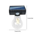 thumbnail image 3 of Solar Outdoor Lights Motion Sensor Wall Lamp With Tungsten Filament LED Bulb IP65 Rated For Courtyard Patio Garden Lighting, 3 of 9