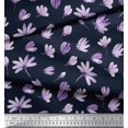 thumbnail image 3 of Soimoi Poly Georgette Fabric Artistic Flower Print Fabric by The Yard 52 Inch Wide, 3 of 3