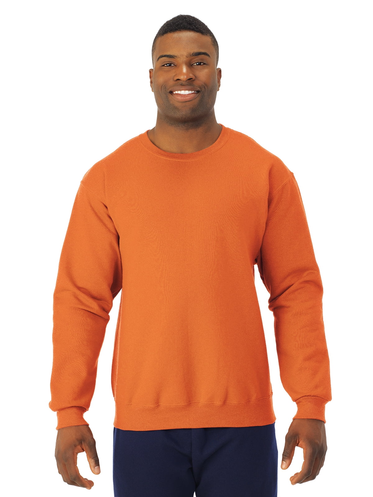 Jerzees Chandail Molletonné à Col Rond NuBlend pour Adulte, 3X, Orange Sécurité