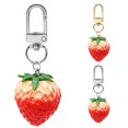 thumbnail image 3 of Coofit Key Chain Cute Strawberry Orange Decor Key Ring Pendant Purse Charm Bag Charm, 3 of 6