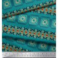 thumbnail image 2 of Soimoi Rayon Fabric Geometric African Fabric Prints By Yard 56 Inch Wide, 2 of 3