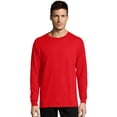 thumbnail image 1 of Hanes T-Shirt pour Hommes 5,2 oz Comfortsoft, Poids Lourd, 2TG, Rouge Athlétique, 2TG, 1 of 1