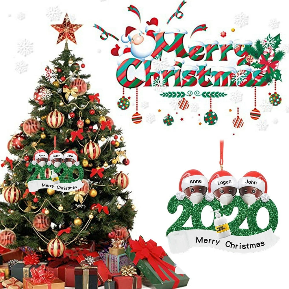 2020 Personalized Decorations Family Ornament Christmas 2ML Of Holiday Survived Decoration & Hangs