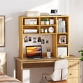 thumbnail image 4 of Costway Desktop Bookshelf with 7 Open Cubbies & 3 Adjustable Shelves for Home Office Dorm Beige, 4 of 10