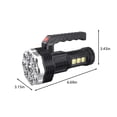 thumbnail image 3 of Meitianfacai 11 Lights Light Source Built-In Battery Rechargeable Portable Light Flashlight Torch Work Spotlight Searchlight Outdoor Camping Light for Hiking Fishing Camping Gear, 3 of 8