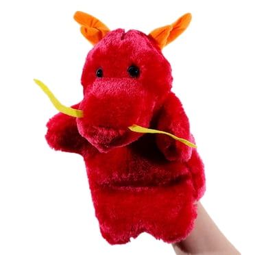 TopLLC Hand Puppet Small Animals Soft Plush Hand Puppets, Suitable For Children's Storytelling Teaching Kindergartenrole-playing Boys And Girls Gifts