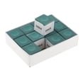 thumbnail image 1 of S SERENABLE 12 Pieces Pool Cue Chalks Lightweight Fine Texture Pool Stick Chalk Supplies Green, 1 of 1