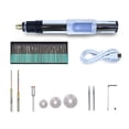 thumbnail image 1 of TFixol Stylo de Gravure Électrique Compact Rechargeable avec Mini Meuleuse à 3 Vitesses Réglables pour Polissage et Sculpture DIY, Comprend une Batterie au Lithium et Plusieurs Accessoires (Type 4, Ensemble 3), 1 of 6