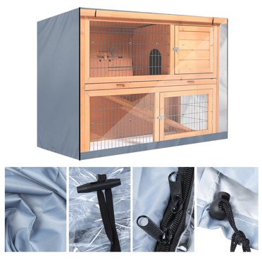 Housse de Cage à Volaille, Tissu Oxford Double Couche Housse de Clapier à Lapin Double Couche Fabriqué avec Expertise