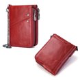 thumbnail image 3 of HONITANO Anti Theft Rfid Red Wallet with Long Clutch and Coin Purse, 3 of 5