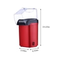 thumbnail image 3 of PRETXORVE Hot Popcorn Popcorn Maker Popcorn Maker with Measuring Spoon Popcorn Good for Watching Party Movies Use, 3 of 8