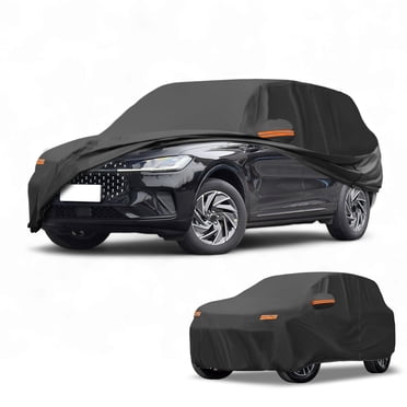 Housse de Voiture Imperméable Toutes Saisons Protection Solaire et Pluie avec Bandes Réfléchissantes Noir pour Lincoln Corsair