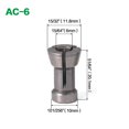 thumbnail image 1 of 6/6.35/ Extension de Embout de Routeur Tige 8mm Collet Machine de Gravure et de Coupe, 1 of 5