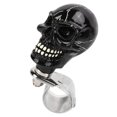 thumbnail image 1 of Skull Steering Wheel , Wear Resistant Durable Fade Proof Steering Wheel Control Knob  Driving  For Car Black,Red, 1 of 8