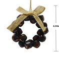 thumbnail image 3 of Holiday Time Bronze Jingle Bell Wreath Christmas Ornament, 1 Count, 3 of 3