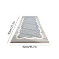 thumbnail image 3 of Cagogo under $5 Fluffy Bedroom Rug, Soft Flocking Bedroom Area Rug, High Pile Non Slip Bedside Carpet, Plush Floor Rug for Living Room, Machine Washable Bedroom Floor Mat, 3 of 7