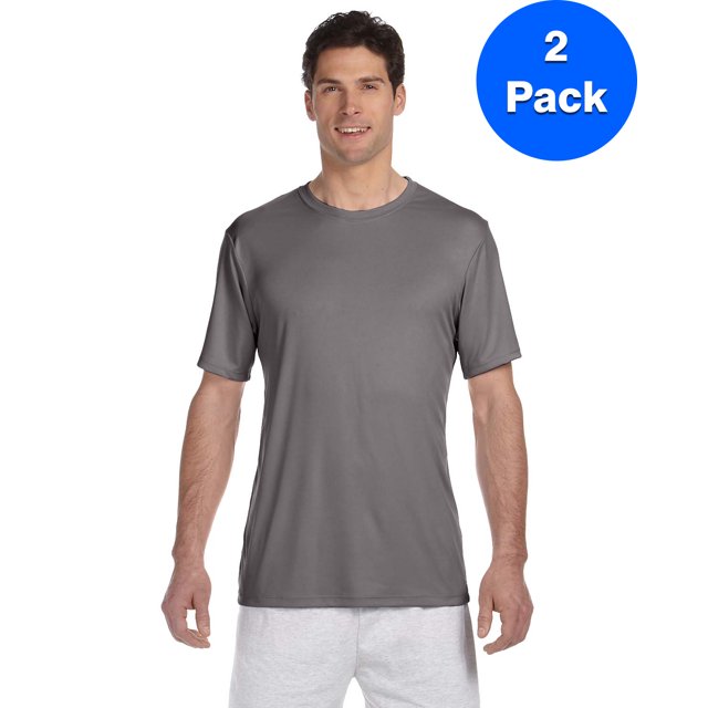 Hanes T-Shirt Homme Cool DRI avec FreshIQ - 4820 (Lot de 2)
