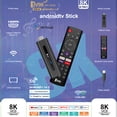 thumbnail image 3 of Clé TV 4K Ultra HD Android TV avec Télécommande Google Voice Lecteur Multimédia en Continu Chromecast Intégré 2 Go 16 Go Clé TV, 3 of 11