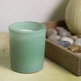 thumbnail image 3 of Hometrends MORNING RAIN Scented 3-Pack Frosted Glass Filled Votive Candles, 3 of 5