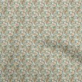 thumbnail image 1 of oneOone Cotton Poplin Orange Fabric Floral Sewing Craft Projects Fabric Prints By Yard 42 Inch Wide, 1 of 4