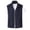 Blue#men's waist coat vest, variant on aohooy Mens Casual Lightweight Travel Vests Utility Safari Work Vest Zip up Sleeveless Jackets for Outdoor Travel Hiking Fishing Khaki,XXXXXL