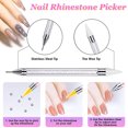 thumbnail image 3 of Nail point drill crayon, double ended DIY nail art tool with acrylic handle, 3 of 5