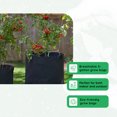 thumbnail image 2 of FCMP Outdoor 5 Gallon Modern Non Woven Breathable Grow Bags, Black (5 Pack), 2 of 12