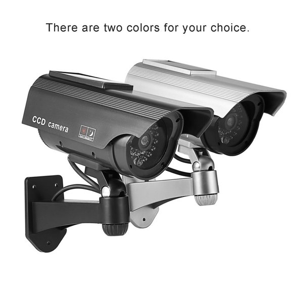 Dummy Solar Powered Camera Fake Camera Flashing Led Red Light Camera Monitor
