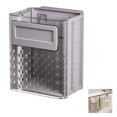 thumbnail image 1 of Oleegame 1PC Foldable Hanging Trash Can Foldable Hanging Kitchen Trash Can Wall Mounted Garbage Box Kitchen Food Waste Hanging Trash Can For Kitchen Cabinet Door Portable Trash Can Gray, 1 of 9