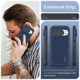 thumbnail image 3 of TUDIA MergeGrip pour Google Pixel 10 Case et Google Pixel 10 Pro Case 2025 - Bleu Indigo, 3 of 6