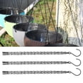 thumbnail image 4 of Fdit 3 PCS Garden Planter Flower Pot Basket Replacement Iron Hanging Chain + hooks Set,Flower Pot Hanging Chain, 4 of 9