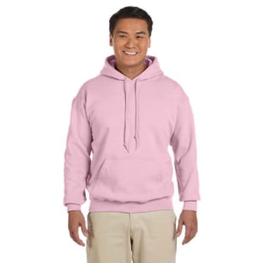 Gildan G185 Adult Heavy Blend 8 oz., 50/50 Hooded Sweatshirt - LIGHT PINK - XS