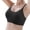 Black, variant on Fgnfyis Women's Comfortable and Sexy Transparent Shoulder Strap Cordless Backless Spongeless with Convertible Shoulder Straps Womens Bras Beige 36