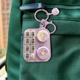 thumbnail image 4 of Meitianfacai Funny Toy Keychain Pendant DJ Keychain Mini Musical Instrument Car Keychain Bag Pendant, Purple, 4 of 4