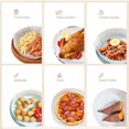 thumbnail image 4 of XIPYYKM 100Pcs Air Fryer Paper Liners, 6.3 Inch Square Disposable Air Fryer Liner, Non-stick Parchment Paper for 2-5 QT Air Fryer Baking Roasting Microwave, 4 of 7