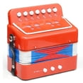 thumbnail image 3 of Children Accordion Musical Instrument Toy 2 Bass 7 Keys Infant Play Musical Ensemble Stage Plastic Colorful, 3 of 8