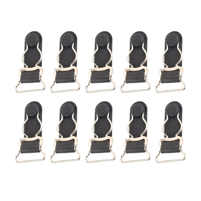 10x Pinces de Fixation Réglables pour Porte-Jarretelles pour Bas de Cuisse de Vêtements pour Dames