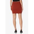 thumbnail image 3 of Jupe Tube Double Couche Taille Haute en Coton Extensible Basique pour Femmes, 3 of 7