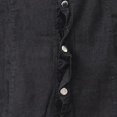 thumbnail image 3 of Chemisier Décontracté pour Femmes Veste en Denim Perforée à Boutons pour Femmes avec Poche Manteau, 3 of 6