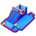 thumbnail image 1 of Costway Inflatable Water Slide Park Kids Bounce House Climbing Jumping without Blower, 1 of 10