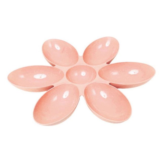 6 en 1 Bols en Plastique pour Animaux de Compagnie pour Chiens Chiens Sans Forme de Pétale Glissée Bols d'Alimentation en Eau pour Animaux de Compagnie Multiples