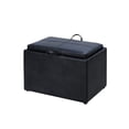 thumbnail image 1 of Convenience Concepts R8-160 Designs4Comfort Pouf d'Appoint avec Espace de Rangement, Noir, 1 of 6