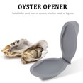 thumbnail image 3 of YSNOOWE 2 Pcs Outil d'Écaillement d'Huîtres en Silicone Protection des Mains Gris pour Utilisateurs à Domicile, 3 of 7