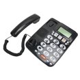thumbnail image 4 of Big Button Corded Phone For Seniors,  Landline Phone With Clear Sound  Mute Volume Adjustable , Dual Port Corded Phone For  Hotel Call Center, 4 of 8