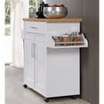 thumbnail image 4 of Pemberly Row Kitchen Island with Spice Rack in White, 4 of 8