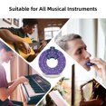 thumbnail image 2 of Tignapoo Roue de Cercles des Quintes en Alliage d'Aluminium pour Théorie Musicale, Tableau de Progression des Accords, Outil d'Apprentissage de la Guitare avec Base Antidérapante, RMT-A2P en Violet, Gris Ou Noir, 2 of 6