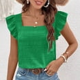 thumbnail image 4 of Liquidation d'Économies! BEFOKA T-Shirt Grande Taille pour Femmes, Blouse Décontractée d'Été pour Femmes, Mode Femme Manches Courtes Vêtement Confortable Respirant Col Rond Blouses, 4 of 4