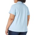 thumbnail image 2 of Lee Riders Women's Plus Short Sleeve Knit Polo, 2 of 3