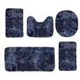 thumbnail image 2 of LSLJS Mixed Colors Bath Mats 5 Set Bathroom Rugs for 5PCS Toilet Mats Universal Soft Comfortable Water Absorption Non-Slip Thick Machine Washable Easy Dry Dark Color Home Accessories, 2 of 8