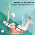 thumbnail image 3 of Ensemble de Jeu de Lanceur de Baseball, Machine de Lancer de Baseball en ABS pour Interaction, Exercice d'Équilibre pour l'Intérieur, 3 of 7